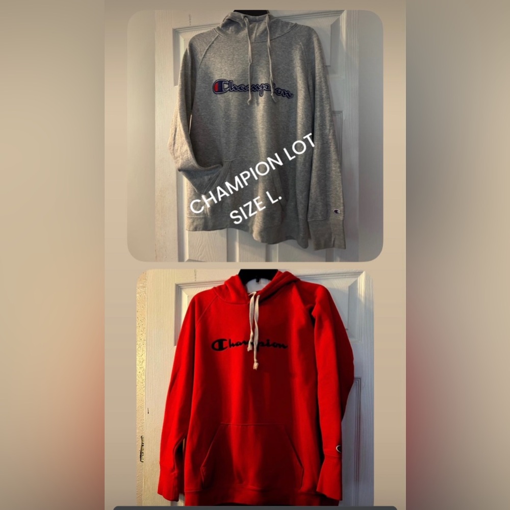Champion sweaters Lot bundle size L